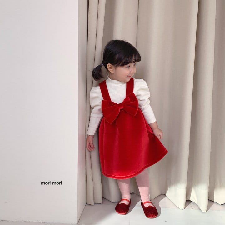Mori Mori - Korean Children Fashion - #kidsshorts - Christmas One-Piece - 2