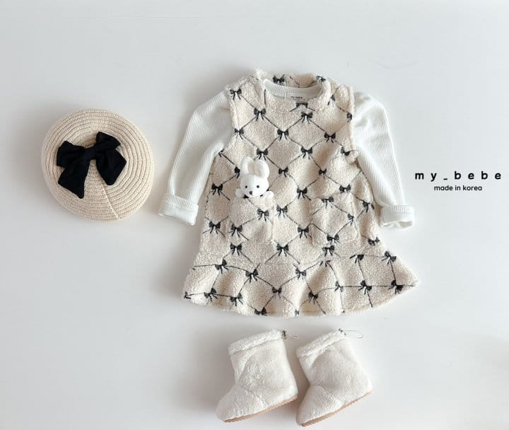 My Bebe - Korean Baby Fashion - #babyfashion - Love Dumble One-Piece - 7