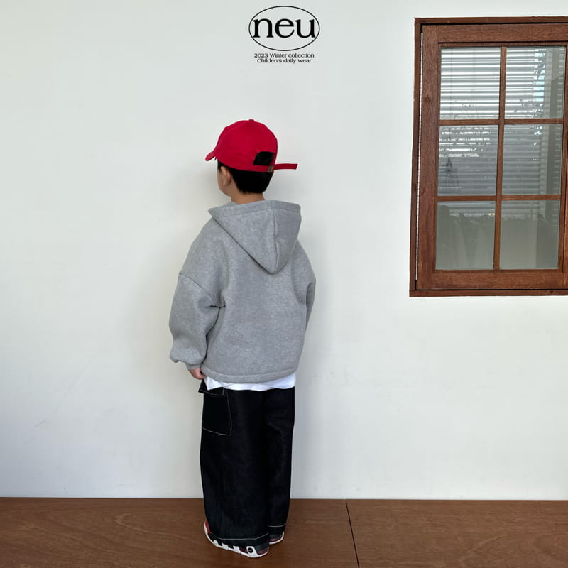 Neu - Korean Children Fashion - #Kfashion4kids - Ordinary Half Zip-Up - 3