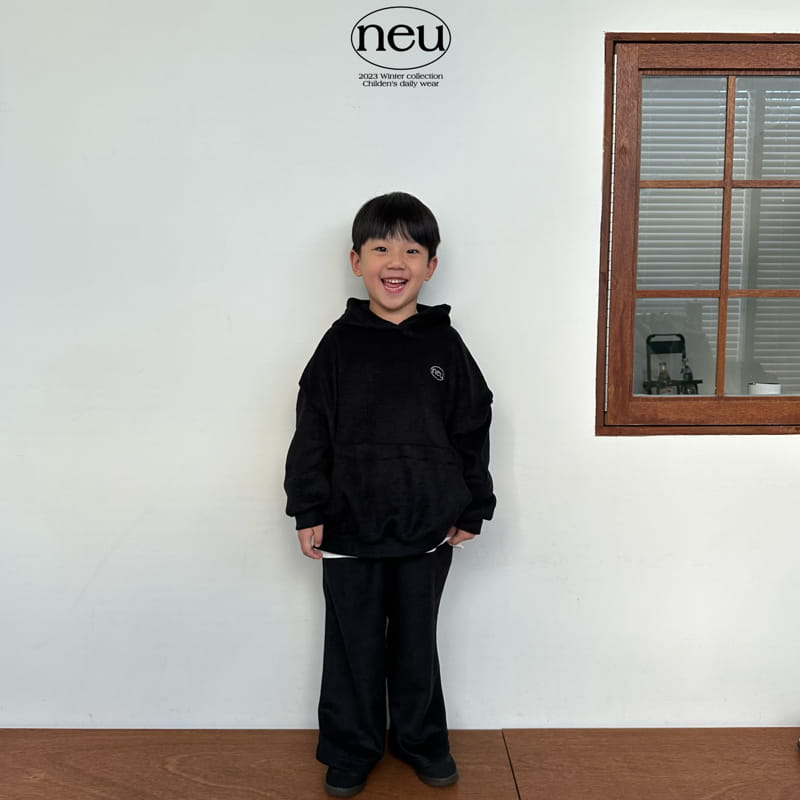 Neu - Korean Children Fashion - #childofig - Mohito Hoody Top Bottom Set - 4