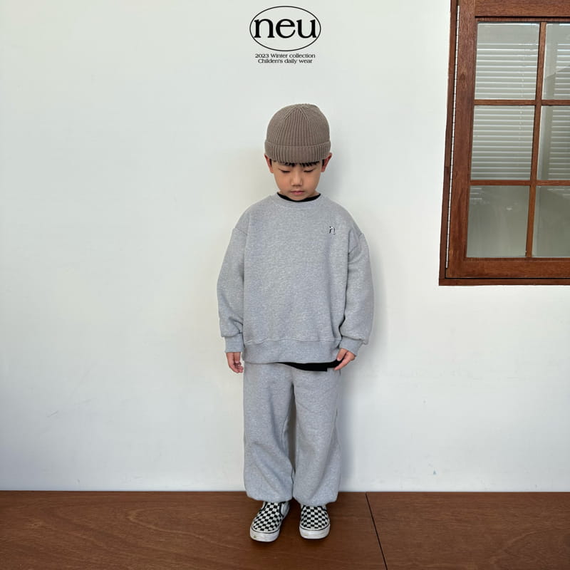 Neu - Korean Children Fashion - #designkidswear - N Embroider Sweatshirt - 7