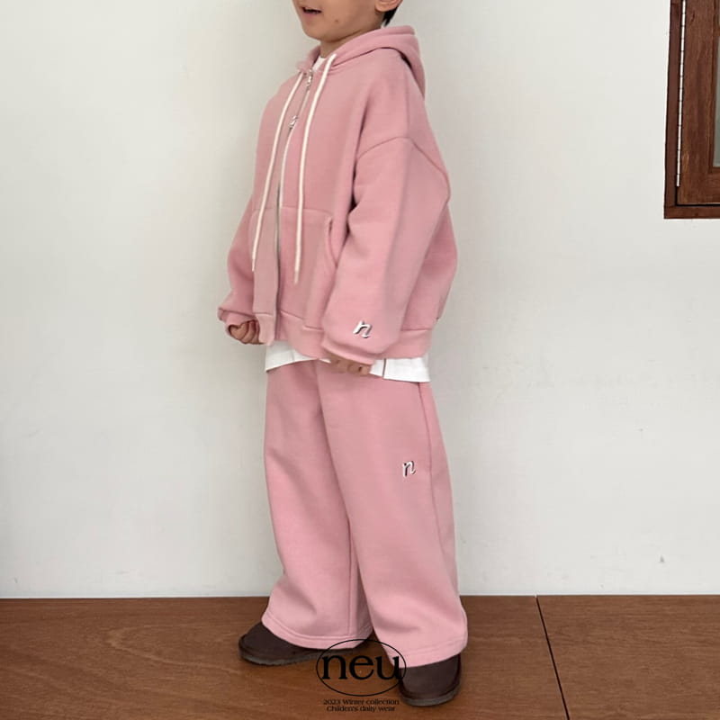 Neu - Korean Children Fashion - #fashionkids - N Embroider Wide Pants - 6