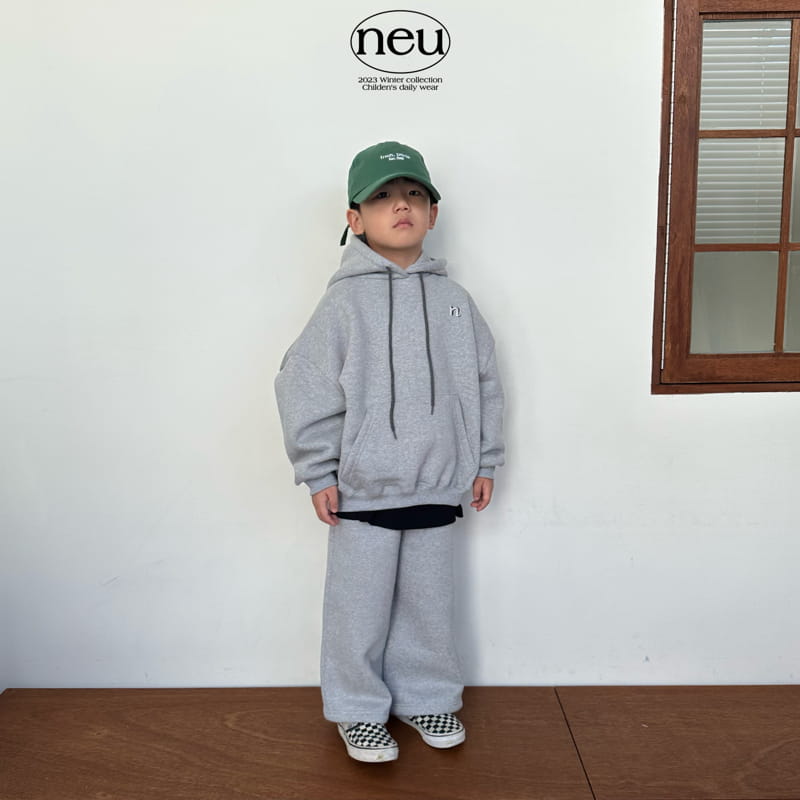 Neu - Korean Children Fashion - #kidsshorts - N Embroider Wide Pants - 7