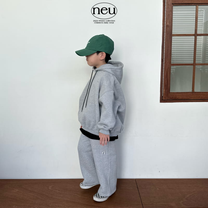 Neu - Korean Children Fashion - #kidsstore - N Embroider Wide Pants - 8