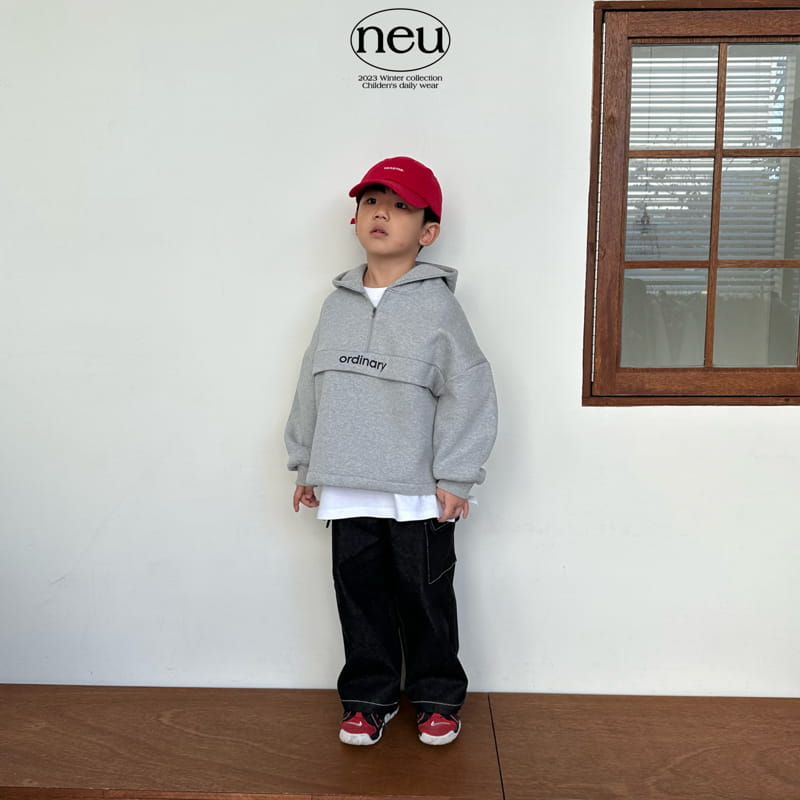 Neu - Korean Children Fashion - #kidsstore - Ordinary Half Zip-Up