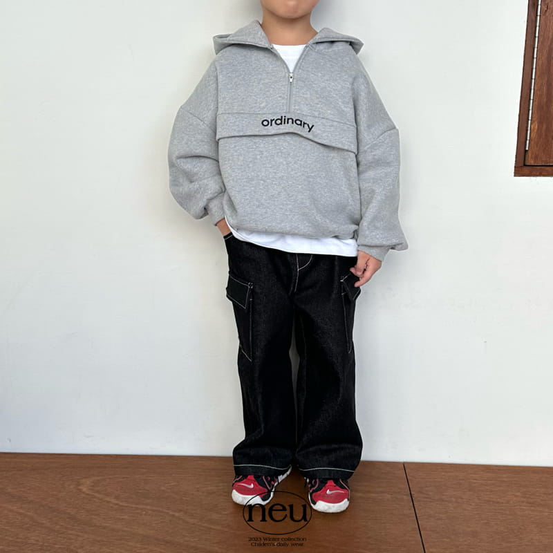 Neu - Korean Children Fashion - #Kfashion4kids - Ordinary Half Zip-Up - 4