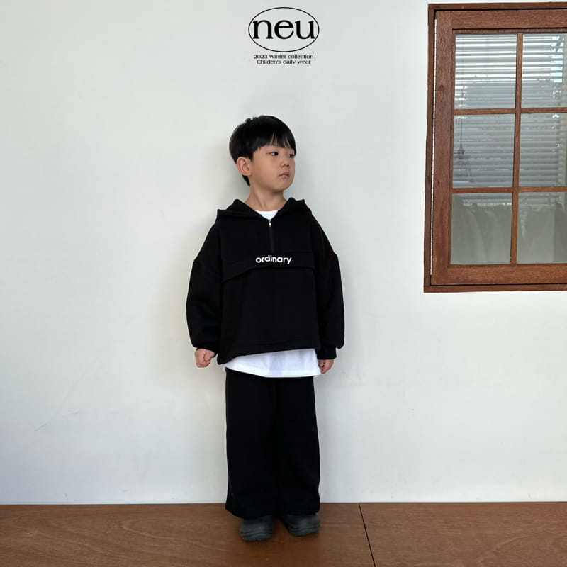 Neu - Korean Children Fashion - #magicofchildhood - Ordinary Half Zip-Up - 5