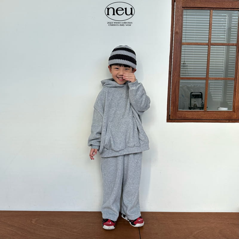 Neu - Korean Children Fashion - #minifashionista - Mohito Hoody Top Bottom Set