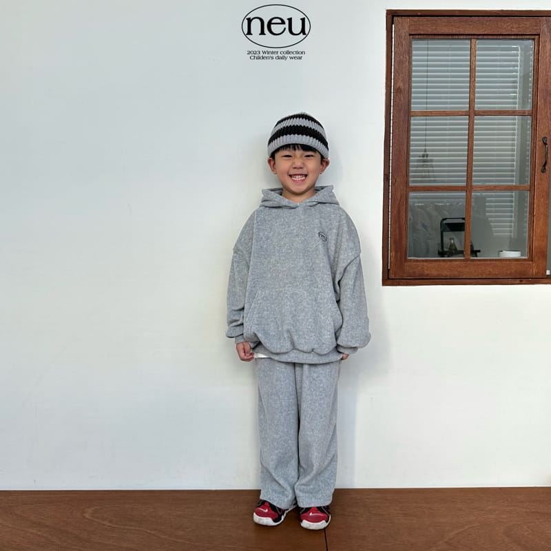 Neu - Korean Children Fashion - #prettylittlegirls - Mohito Hoody Top Bottom Set - 2