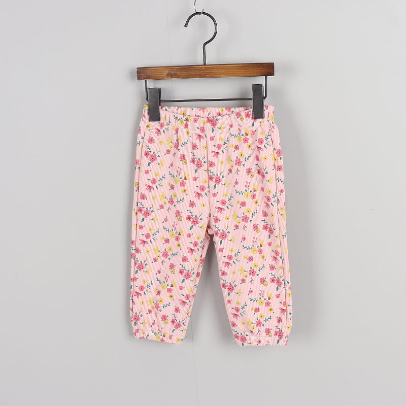 New Pierrot - Korean Children Fashion - #discoveringself - Flower Top Bottom Set - 7