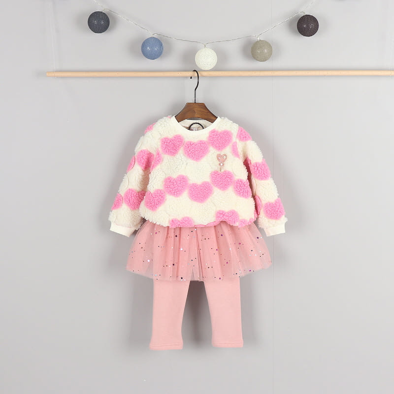 New Pierrot - Korean Children Fashion - #discoveringself - Twinkle Star Fleece Skirt Leggings - 4