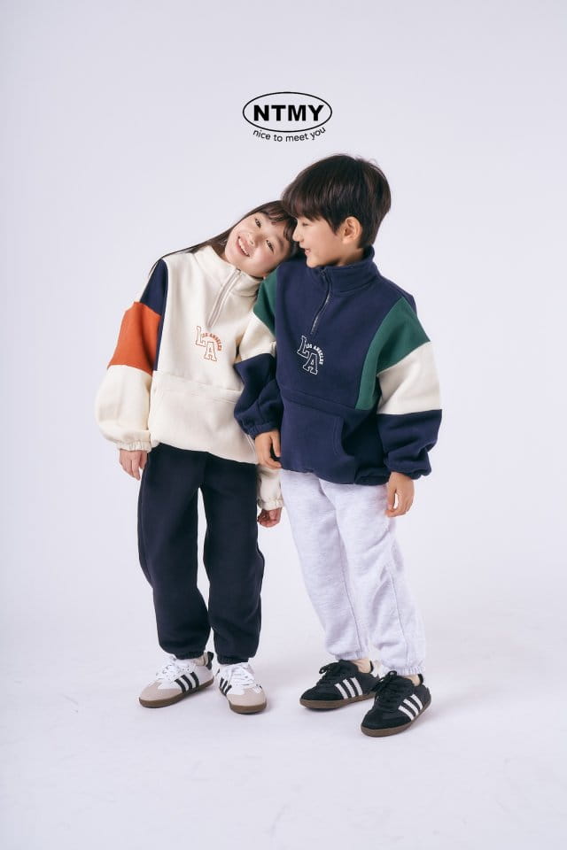 Nice To Meet You - Korean Children Fashion - #kidzfashiontrend - La Color Zip-Up Sweatshirt - 7