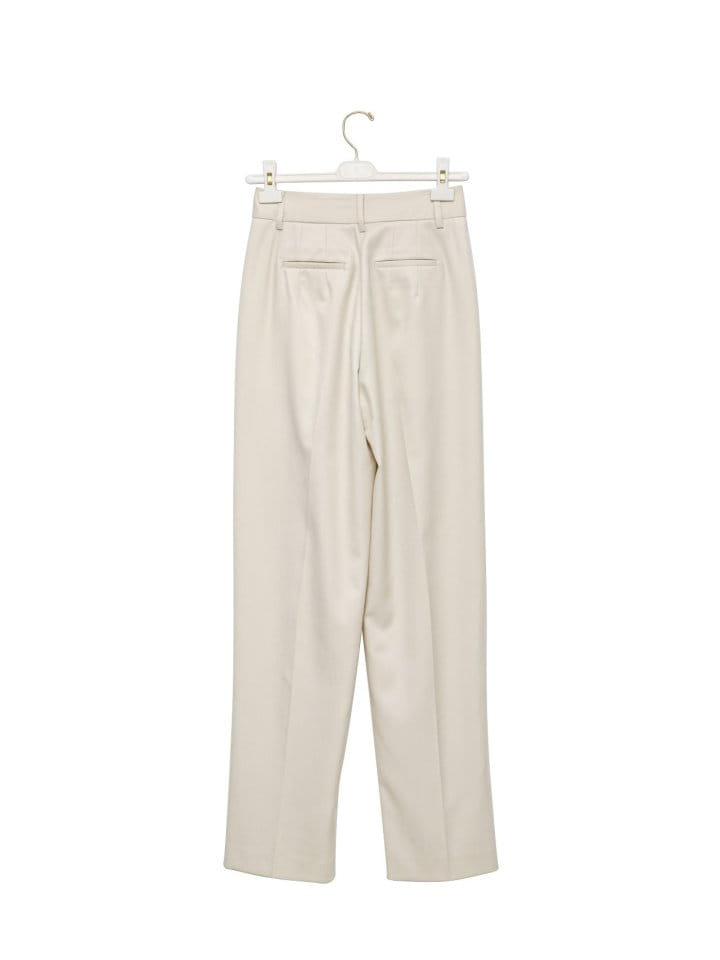 Paper Moon - Korean Women Fashion - #womensfashion - soft touch pin tuck wide trousers - 4