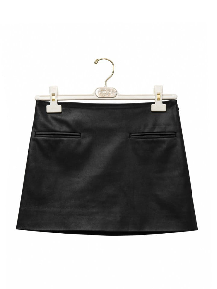 Paper Moon - Korean Women Fashion - #momslook - pocket detail suede mini skirt - 3