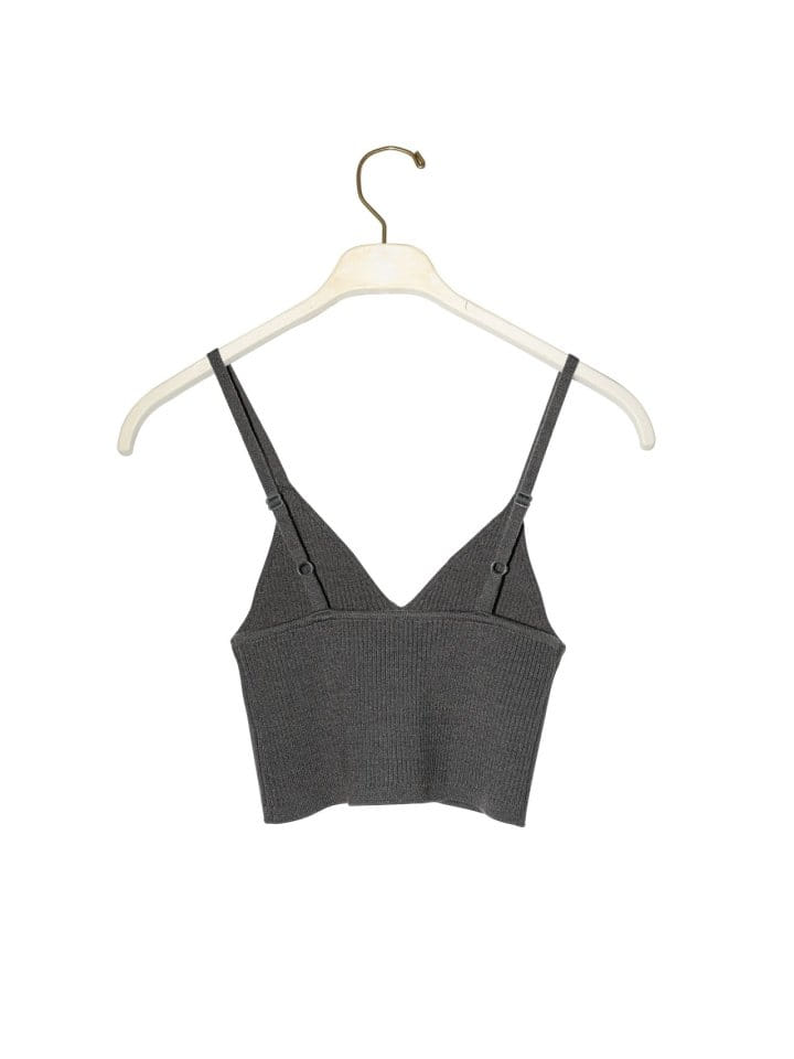 Paper Moon - Korean Women Fashion - #momslook -   W Ribbed Knit Cropped Bustier Top  - 5