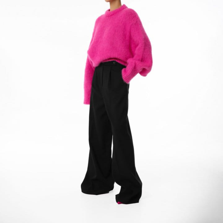 Paper Moon - Korean Women Fashion - #restrostyle - classic wide pleated palazzo pants - 5