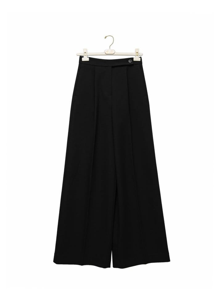 Paper Moon - Korean Women Fashion - #romanticstyle - classic wide pleated palazzo pants - 6