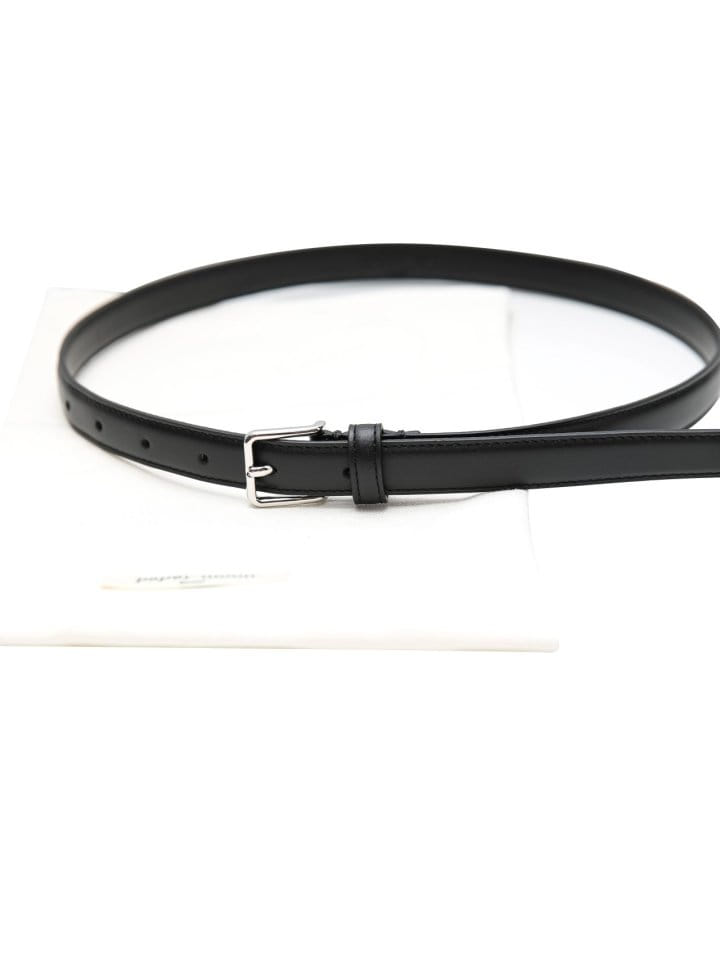 classic thin leather maxi belt - KKAMI