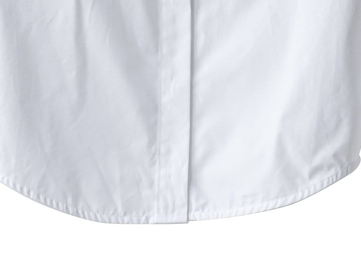 Paper Moon - Korean Women Fashion - #womensfashion -  LUX Shoulder Pad Cropped Button Down Shirt  - 8