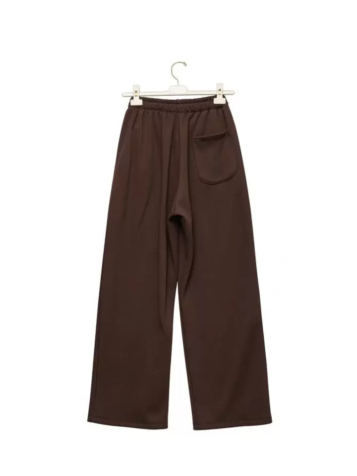 Paper Moon - Korean Women Fashion - #womensfashion -  Stitch Detail Banded Cozy Pants  - 3