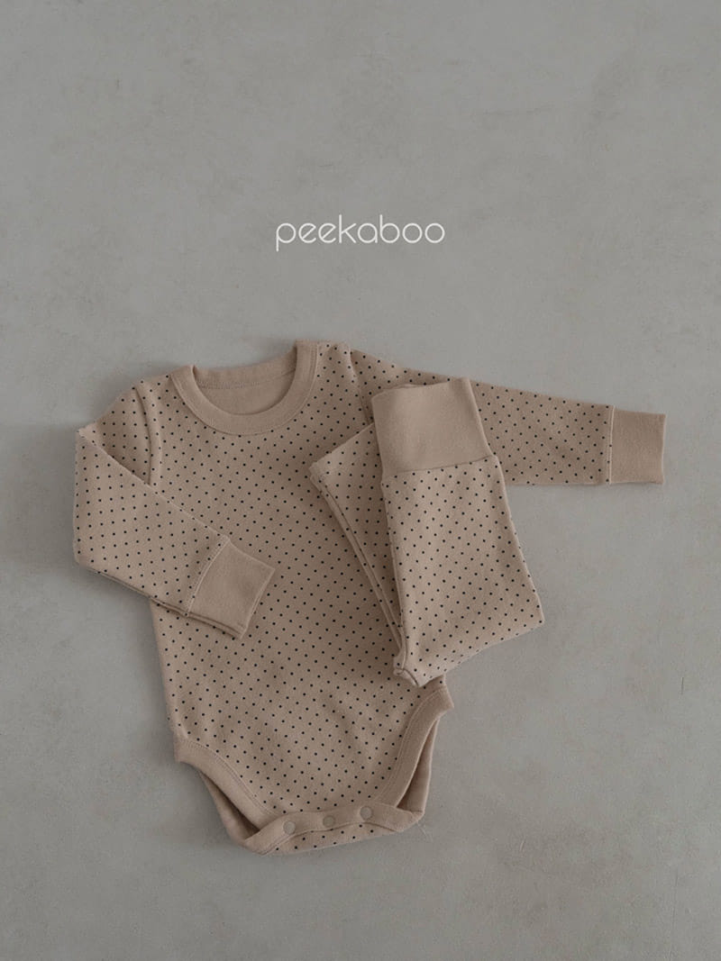 Peekaboo - Korean Baby Fashion - #babyboutique - Dot Body Suit - 2