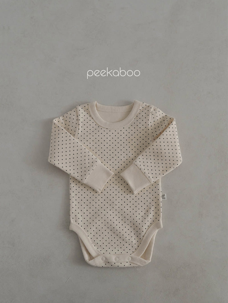 Peekaboo - Korean Baby Fashion - #babyboutiqueclothing - Dot Body Suit - 3