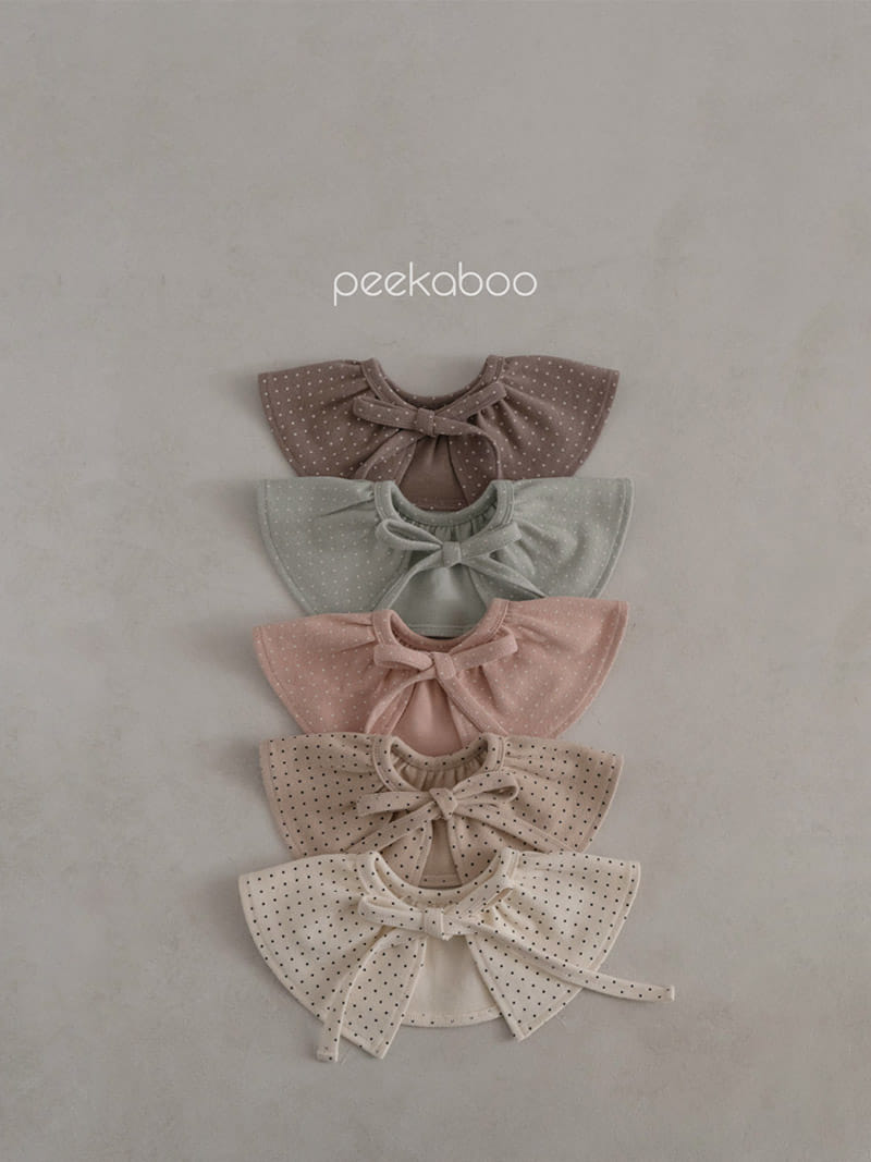 Peekaboo - Korean Baby Fashion - #babyboutiqueclothing - Dot Bib 