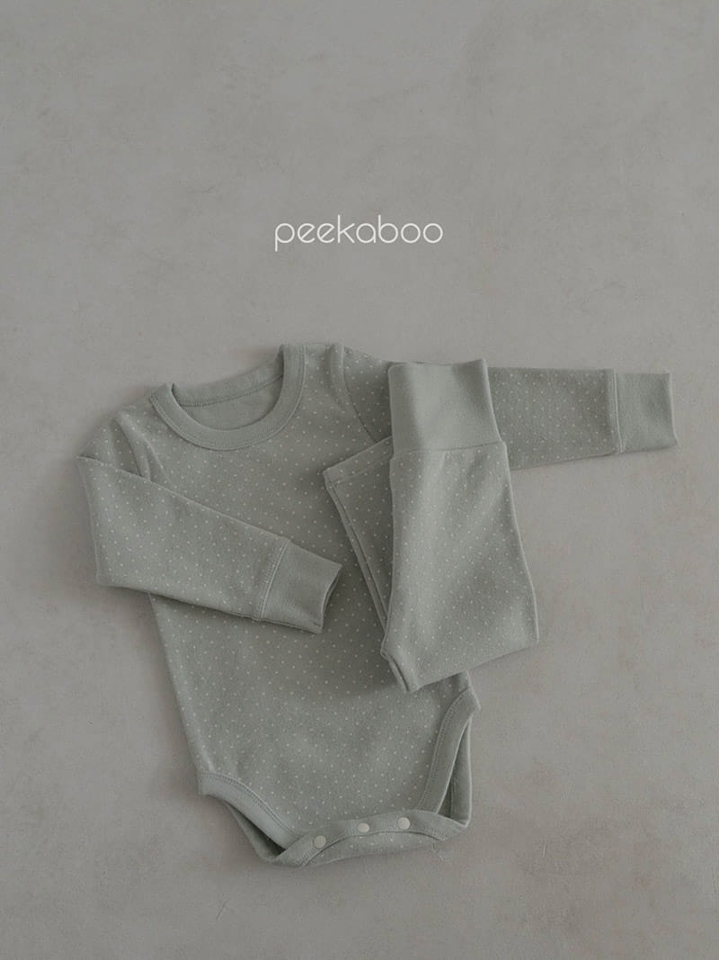 Peekaboo - Korean Baby Fashion - #babyfashion - Dot Body Suit - 5