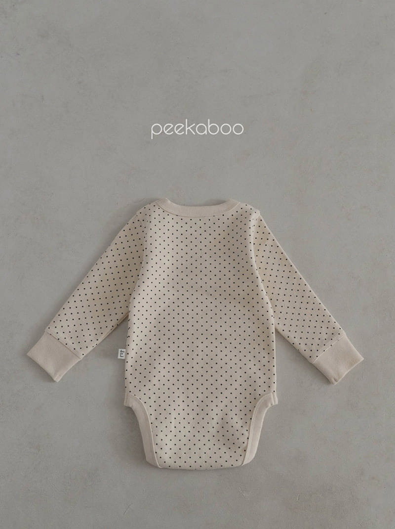 Peekaboo - Korean Baby Fashion - #babylifestyle - Dot Body Suit - 8