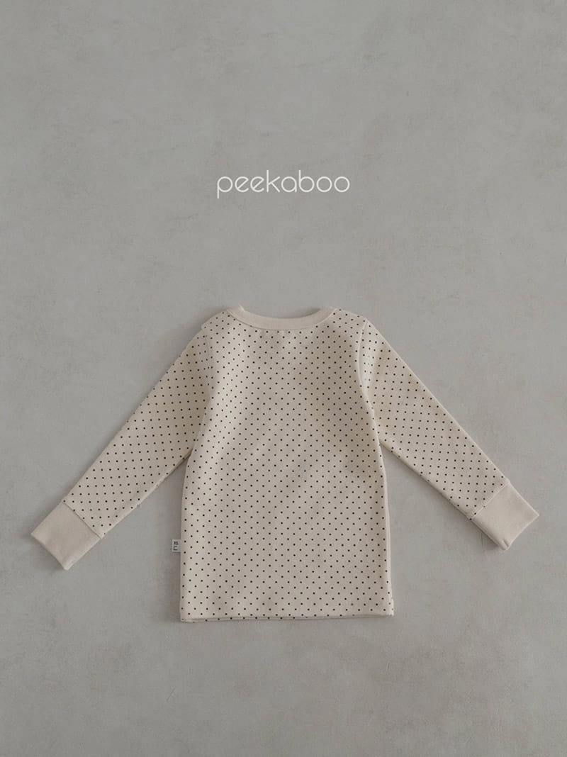 Peekaboo - Korean Children Fashion - #designkidswear - Dot Top Bottom Set - 9