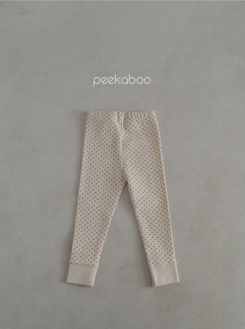 Peekaboo - Korean Children Fashion - #fashionkids - Dot Top Bottom Set - 11