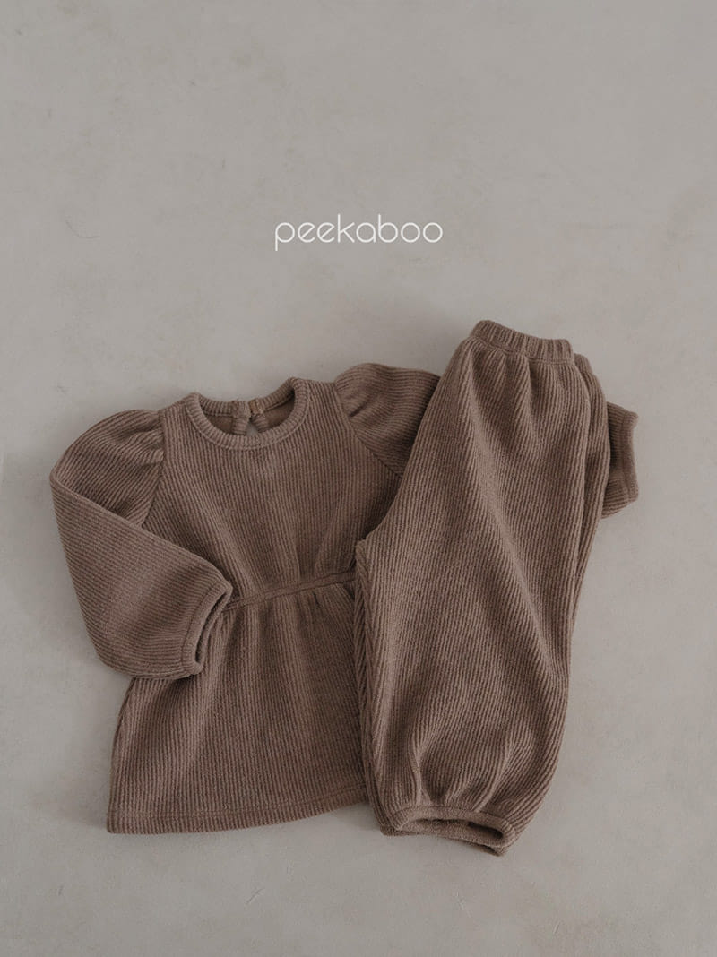 Peekaboo - Korean Children Fashion - #todddlerfashion - Azem Top Bottom Set - 4