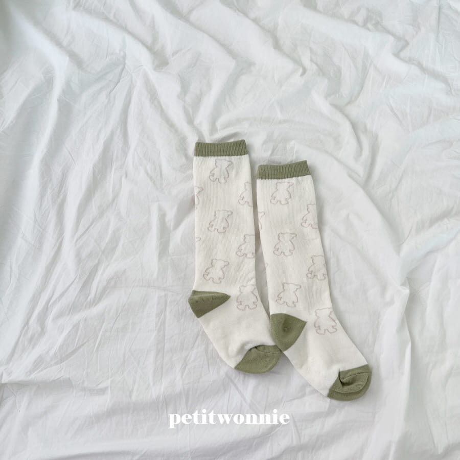 Petitwonnie - Korean Baby Fashion - #babywear - Bear Knee Socks - 8