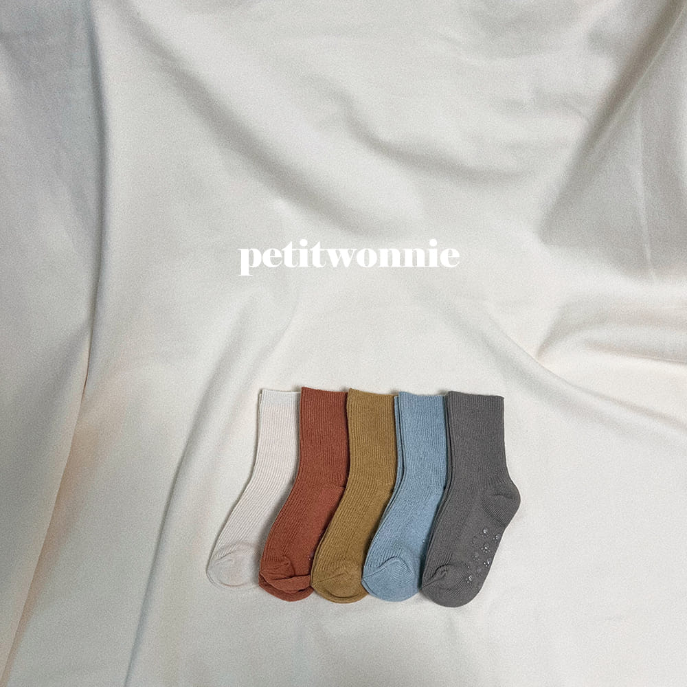 Petitwonnie - Korean Children Fashion - #childofig - Modern Rib Socks Set