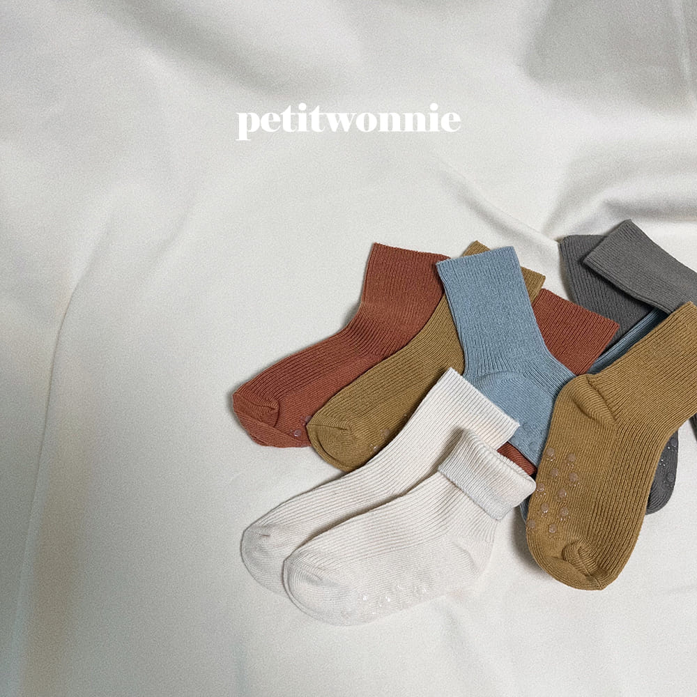 Petitwonnie - Korean Children Fashion - #fashionkids - Modern Rib Socks Set - 5