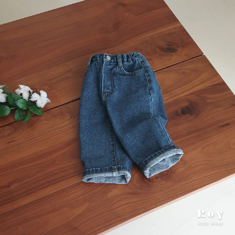 Roy - Korean Children Fashion - #Kfashion4kids - New Fleece Jeans - 2
