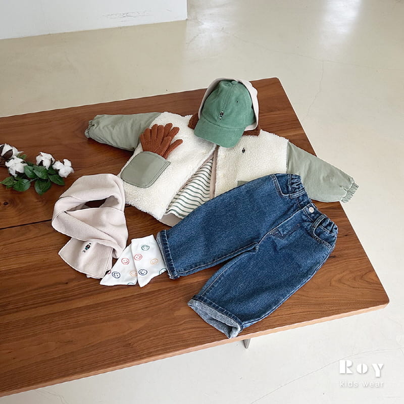 Roy - Korean Children Fashion - #childofig - New Fleece Jeans - 7