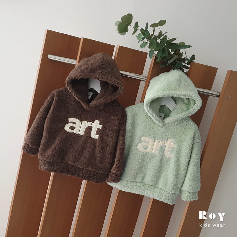 Roy - Korean Children Fashion - #kidsshorts - Art Hoody Sweatshirt