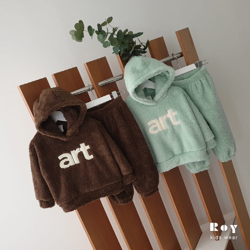 Roy - Korean Children Fashion - #kidsstore - Art Hoody Sweatshirt - 2