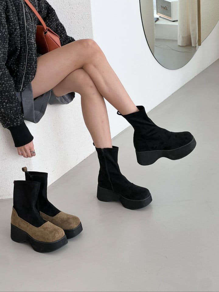 Ssangpa - Korean Women Fashion - #romanticstyle - UDC 8212 Boots - 2