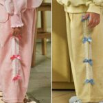 Terry Ribbon Pants