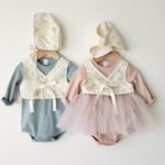 Mini Flower Hanbok Body Suit Set