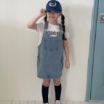 Cargo Denim Overalls Skirt