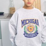 White Michigan Sweatshirt