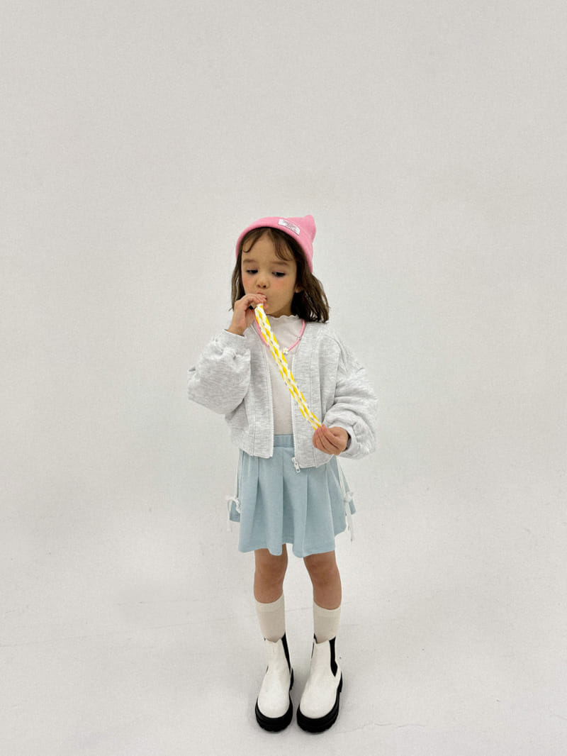 A-Market - Korean Children Fashion - #Kfashion4kids - V Slit Zip Up - 5