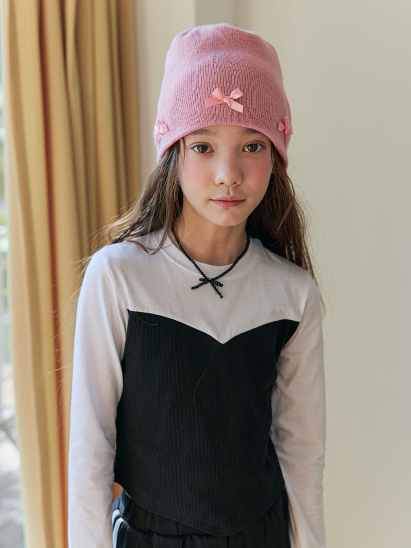 A-Market - Korean Children Fashion - #Kfashion4kids - Ribbon Beanie - 8