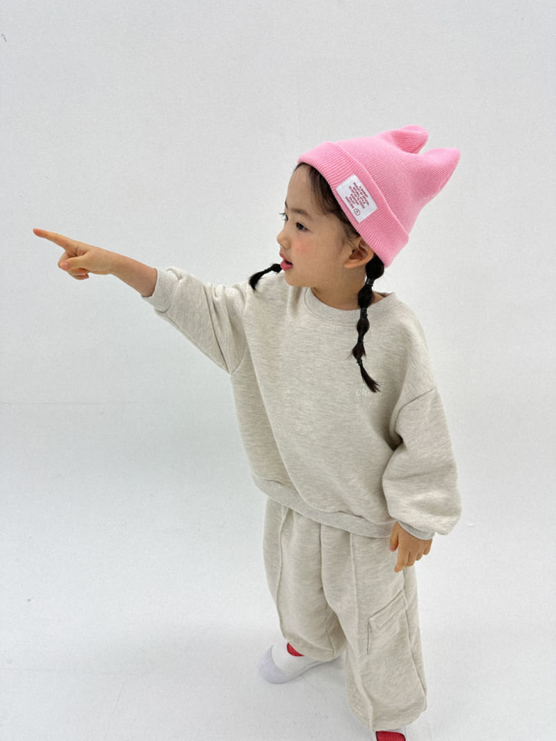 A-Market - Korean Children Fashion - #Kfashion4kids - H Embroider Sweatshirt - 3