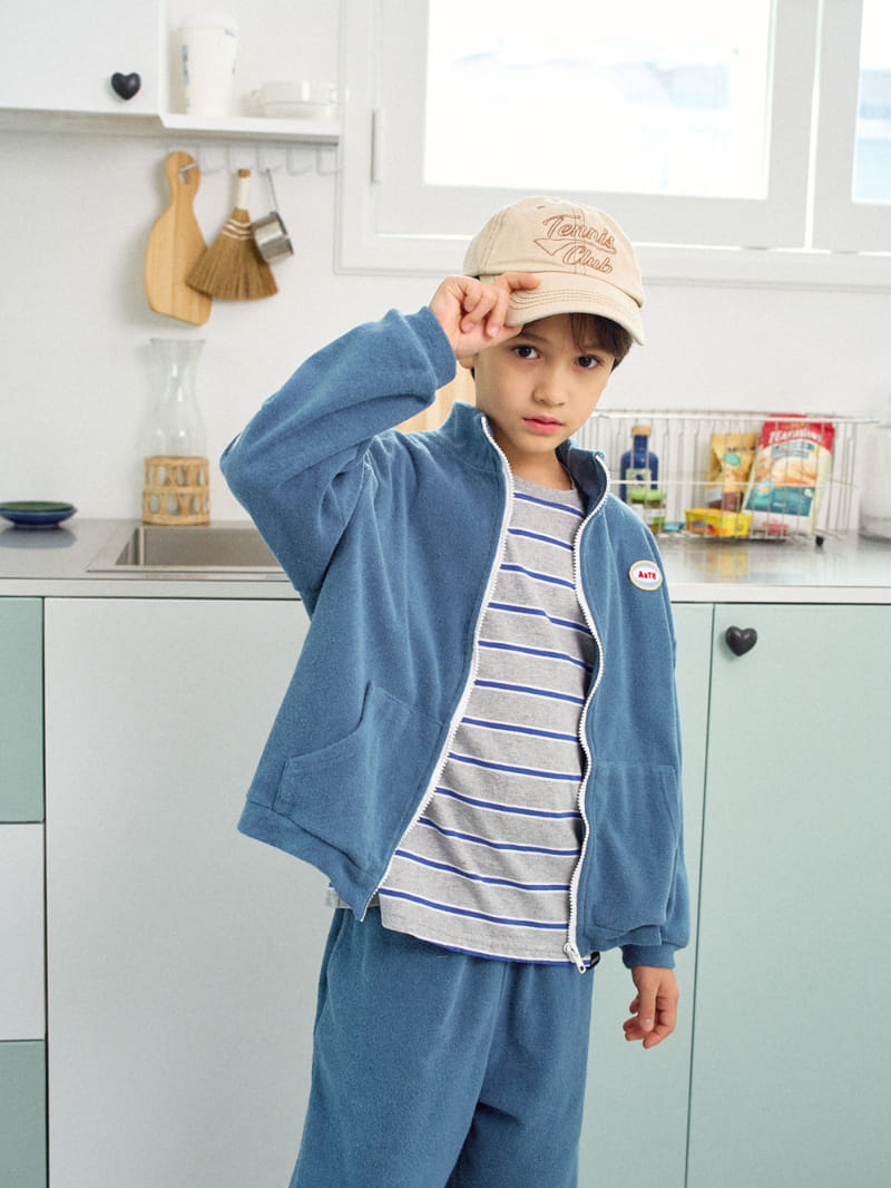 A-Market - Korean Children Fashion - #childofig - Star Terry Zip Up - 8