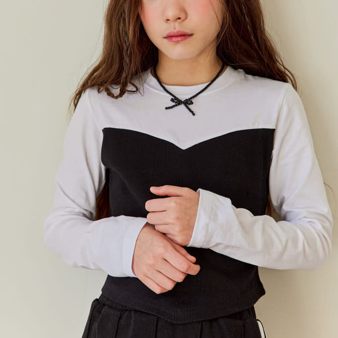 A-Market - Korean Children Fashion - #childrensboutique - Heart Tight Tee