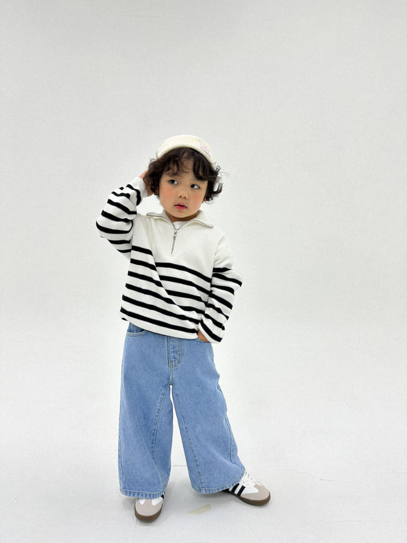 A-Market - Korean Children Fashion - #designkidswear - ST Half Zip Up - 3